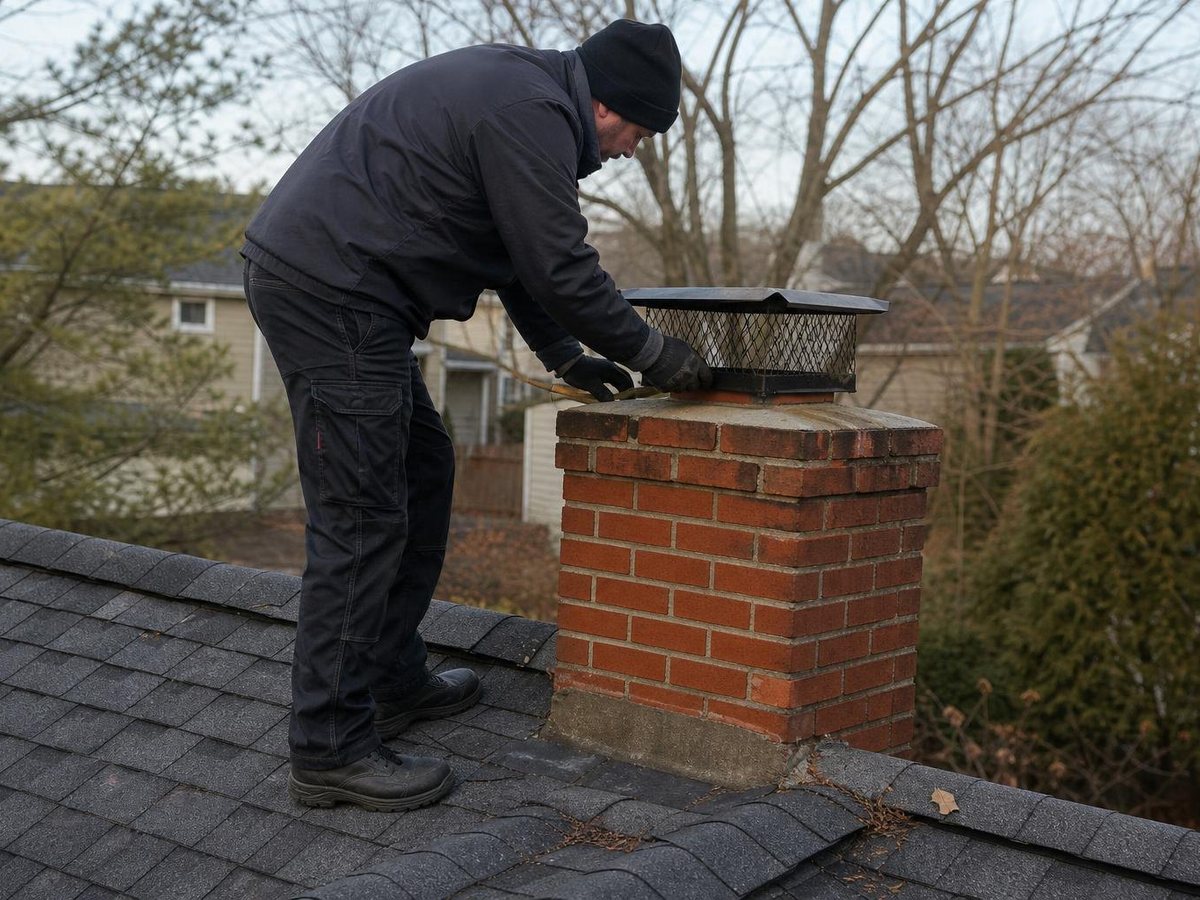 Pond Chimney Cleaning work in Dayton